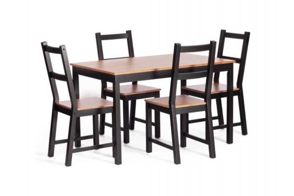 Обеденный комплект Соната Sonata dining set антик /чёрный