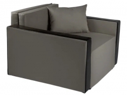 Кресло-кровать Милена с подлокотниками рогожка ash