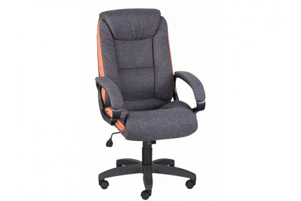 Кресло офисное Оптима Home оранжевый-сливовый