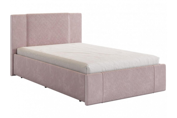 Кровать 1200 Хлоя нежно-розовый