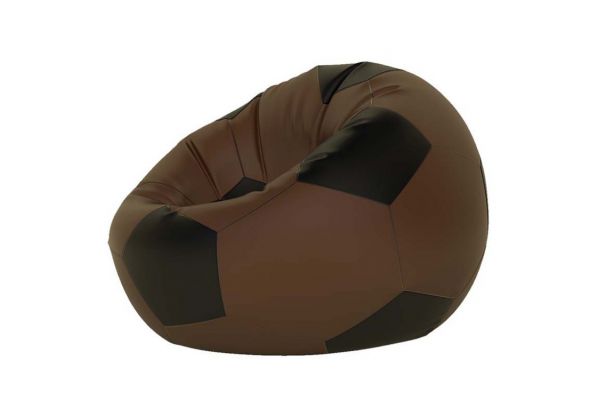 Кресло-мешок Мяч малый коричневый-черный