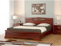 Кровать Елена-3 1400 Орех