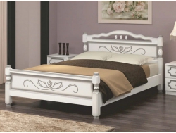 Кровать Карина-5 1400 Белый жемчуг