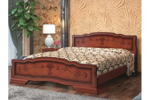Кровать Карина-6 900 Орех