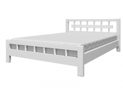 Кровать Натали-5 1400 Белый античный