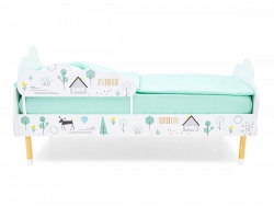 Кровать Stumpa Облако с бортиком рисунок Ферма