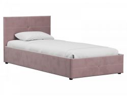 Кровать 900 с основанием Синди Мазерати 15 серо-розовый