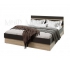 Кровать 1400 с ПМ Ким Графит софт, сонома