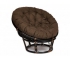 Кресло Papasan 23/01 W с подушкой Antique brown, ткань Коричневый