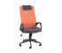 Кресло офисное Квест Home оранжевый-сливовый