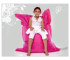 Кресло-мешок Мат Мини розовый