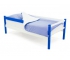 Кровать-тахта Svogen с бортиком сине-белый