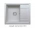 Кухонная мойка Tolero R-107 Серый металлик 001