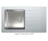 Кухонная мойка Tolero twist TTS-860 Серый металллик 001