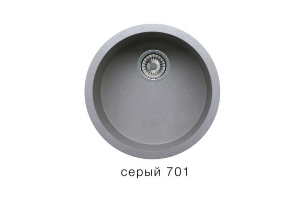 Кухонная мойка Tolero R-104 Серый 701