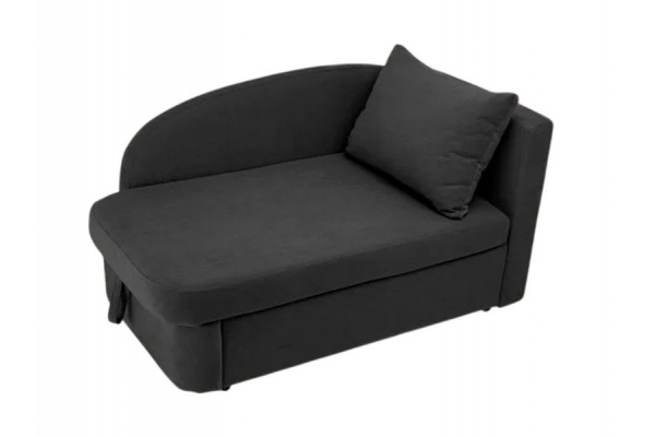 Диван 1050 правая ориентация графитовый