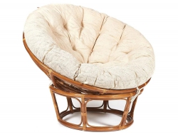 Кресло Papasan 23/01 W с подушкой Pecan, ткань Старт