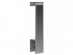 Вешалка с зеркалом Энтер Loft Сосна белая Loft