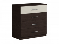 Комод 4 ящика Svetlana Венге/Дуб молочный