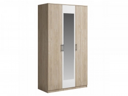 Шкаф 3 двери Svetlana Дуб Сонома-Белый