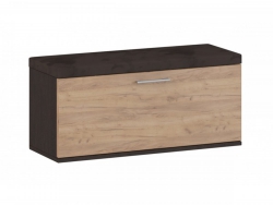 Тумба с мягким сиденьем Энтер 2 Дуб золотой/Венге