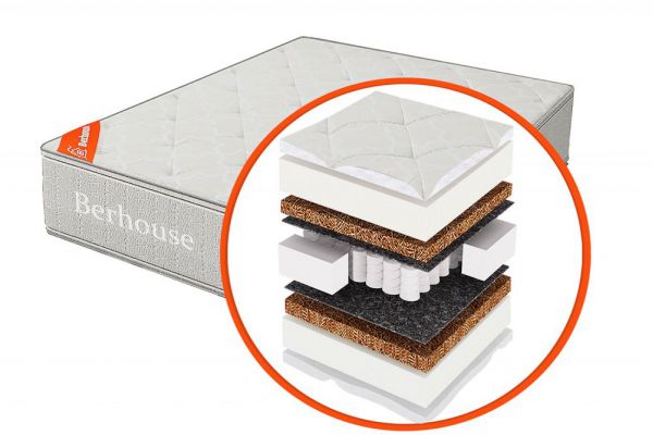 Матрас Mega холкон-кокос TFK 160х200