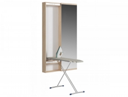 Пенал с зеркалом с гладильной доской Svetlana Дуб Сонома