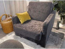 Кресло Уют Аккордеон с узким подлокотником МД 700 НПБ Dora-03 темно-коричневый