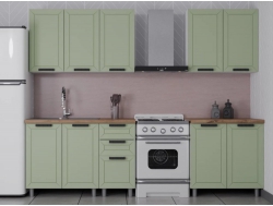 Кухонный гарнитур Лилия 2000 мм Фисташка