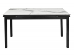 Стол раздвижной Альдо-2 1400*800 мм Мрамор белый