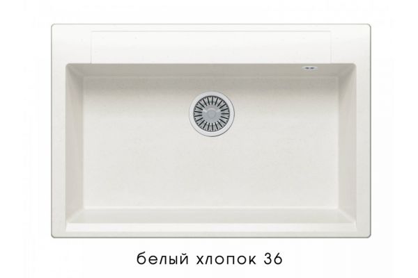 Мойка Polygran Argo-760 Белый хлопок 36
