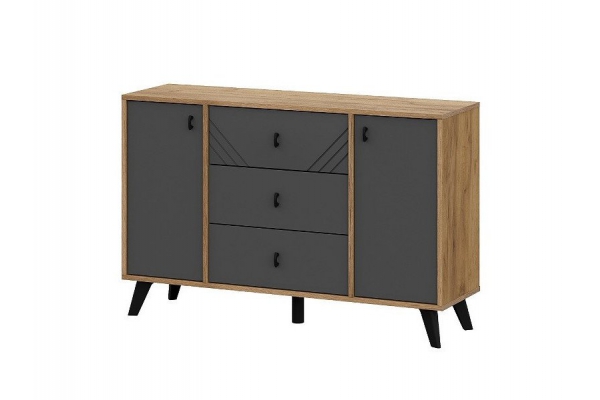 Комод 3 ящика двухстворчатый Байкал