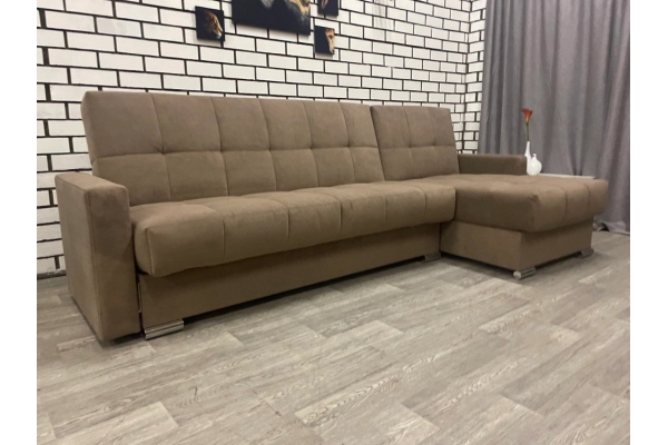 Диван Белиз с оттоманкой с подлокотниками Egida Teddy 014