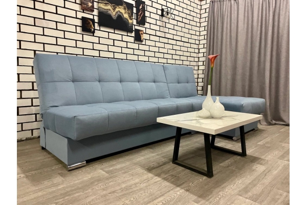 Диван Белиз с оттоманкой Velutta LUX 47