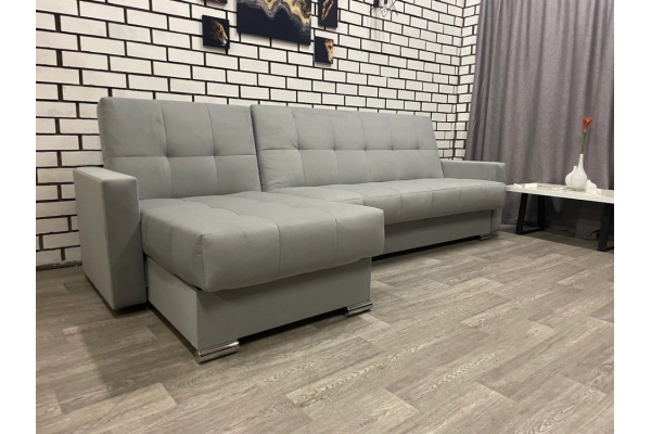 Диван Белиз с оттоманкой с подлокотниками Veluta LUX 52