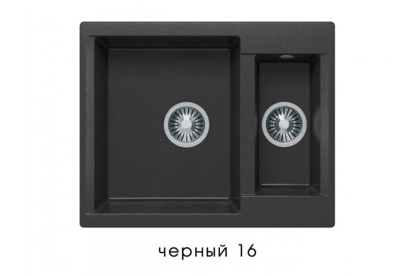 Мойка Polygran Brig-620 Черный 16