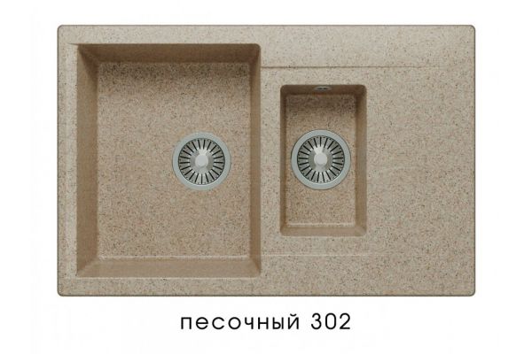 Мойка Polygran Brig-770 Песочный 302
