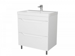 Тумба Сохо 80 напольная 2 ящика раковина Слим 80