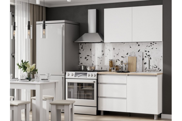 Кухонный гарнитур Денвер 1200 Белый