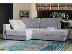 Диван-кровать угловой Бостон Onix 13 темно-серый