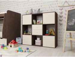 Стеллаж Джери бодего-дуб