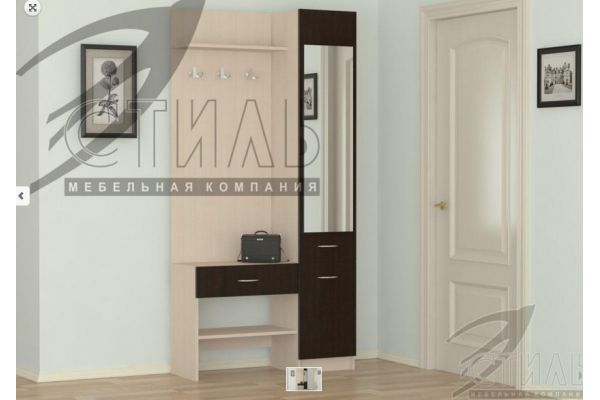 Прихожая с зеркалом Домино 2