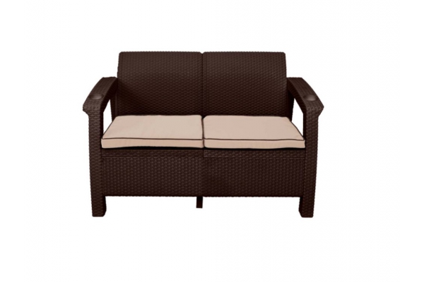 Диван Yalta Sofa 2 Set шоколадный