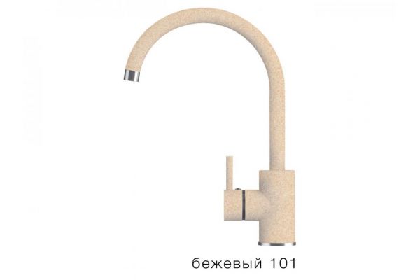 Смеситель для кухни Элара Tolero Бежевый 101