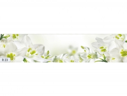 Кухонный фартук глянцевый R-23