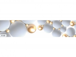 Кухонный фартук глянцевый R-60