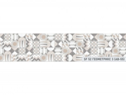 Кухонный фартук глянец SF-52 Геометрикс 3