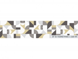 Кухонный фартук глянец SF-53 Геометрикс 4