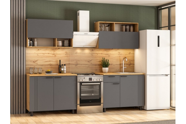 Кухонный гарнитур Монако 2000 Графит