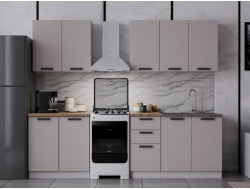 Кухонный гарнитур Фортуна 2000 мм Бежевый